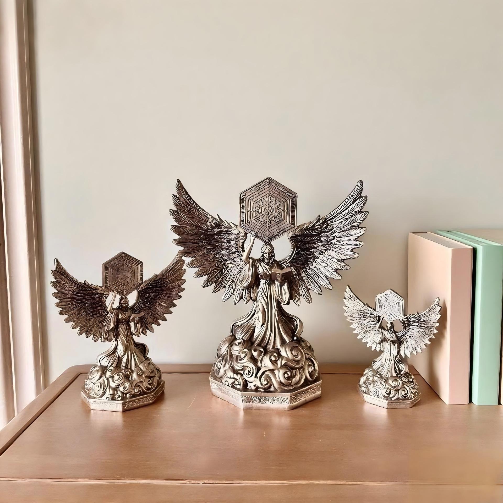 Sacred Spiritual Archangel Metatron Resin Statue