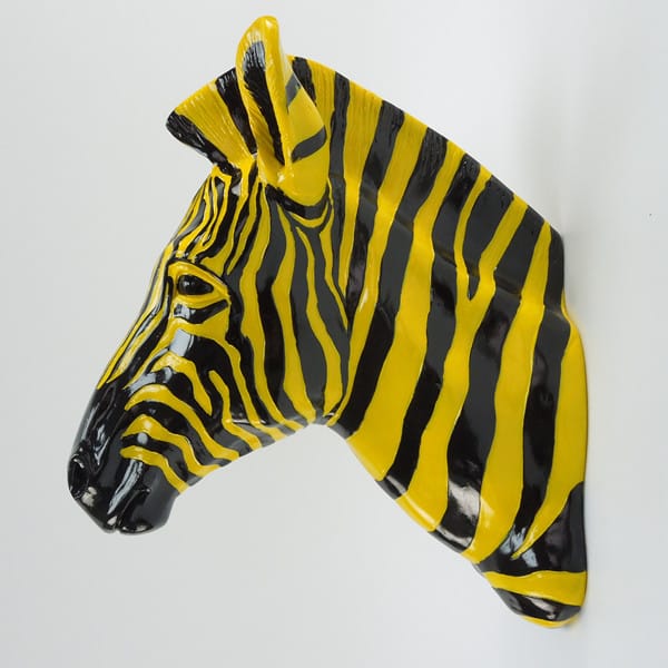 Zebra Head Decor