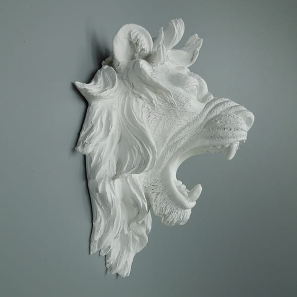 Lion Head Wall Decor