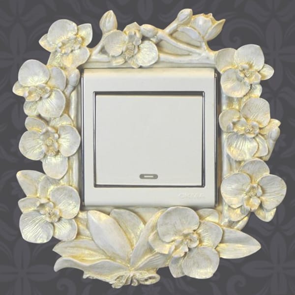 flower Wall Swtch Plate
