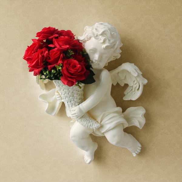 Angel Wall Mount Vase 