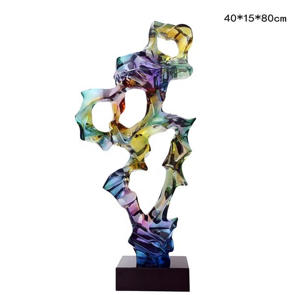 clear resin sculpture