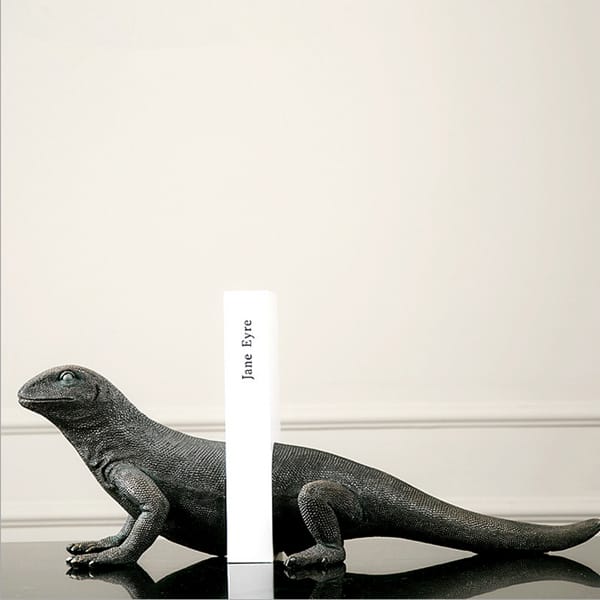 Resin Lizard Bookend