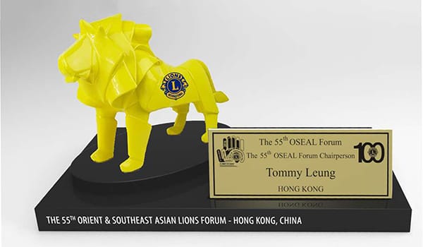 Summit Resin Craft Factory-OEM Lions Clubs Figure