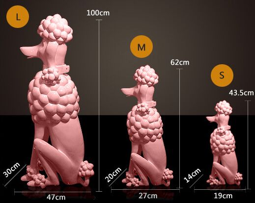 (Size)Poodle Figurine