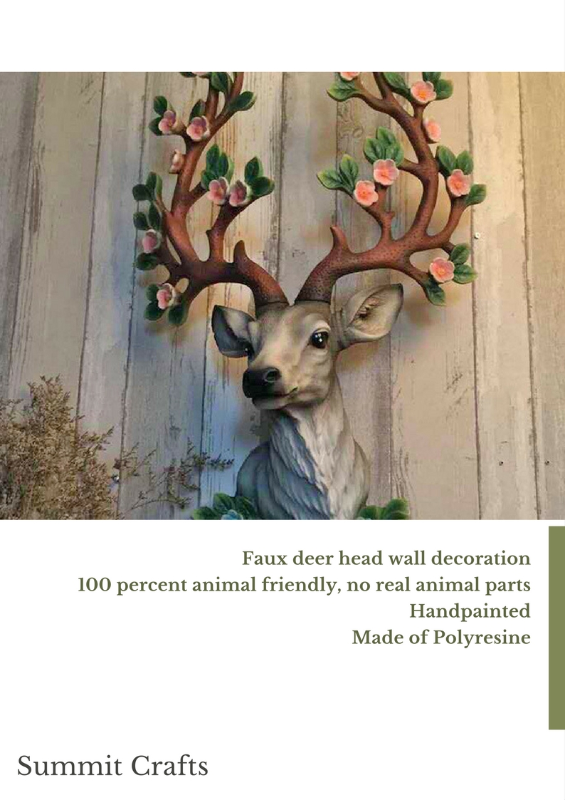 FLORAL DEER HEAD (1)