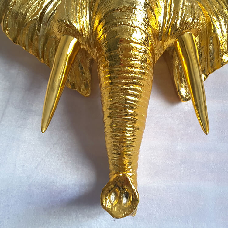 Resin Elephant Head