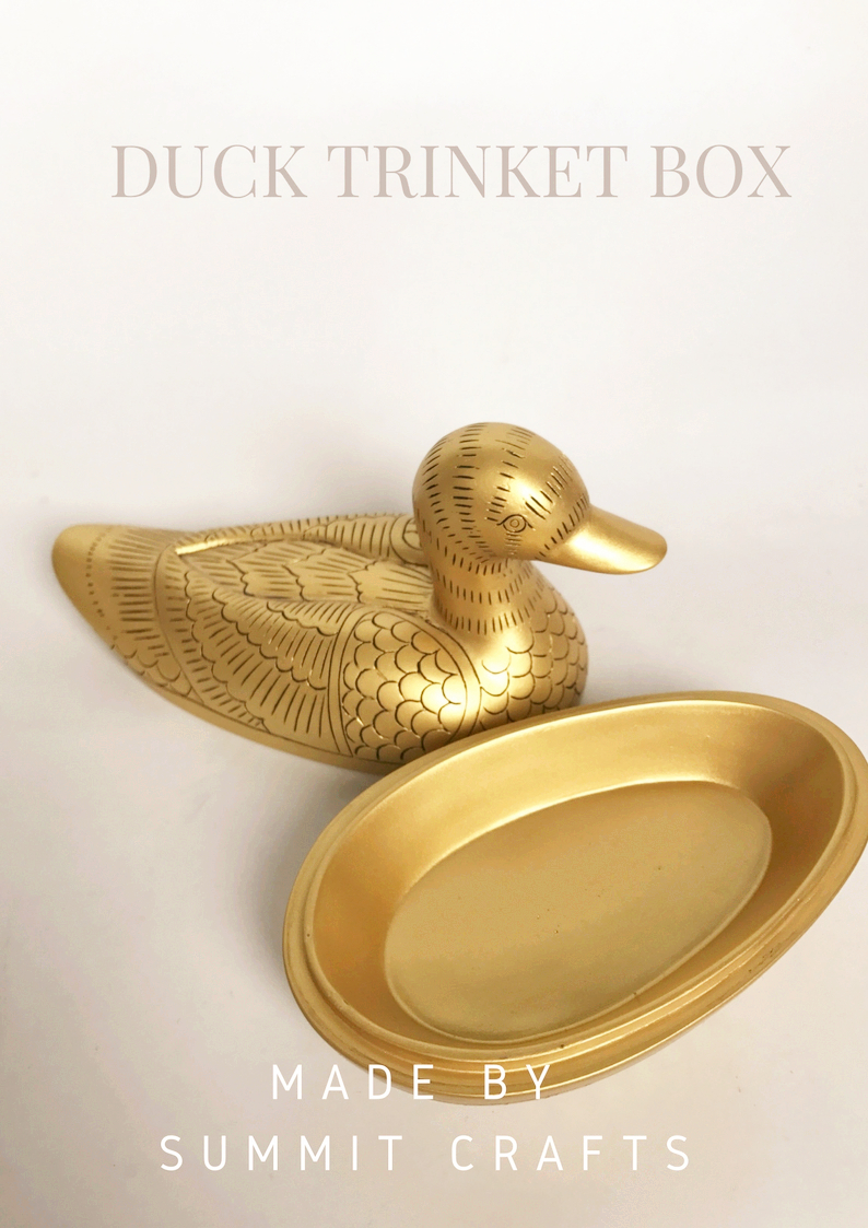 gold duck box