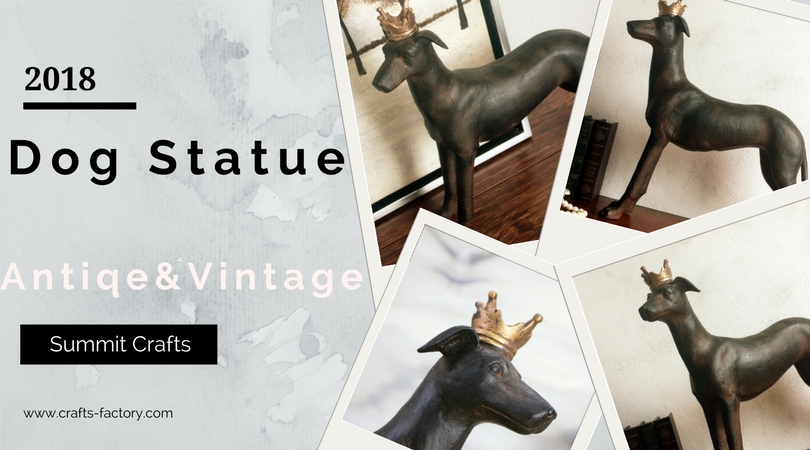 antique dog statue