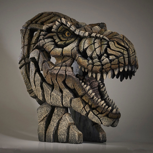Resin Dinosaur Tyrannosaurus Rex Bust Sculpture